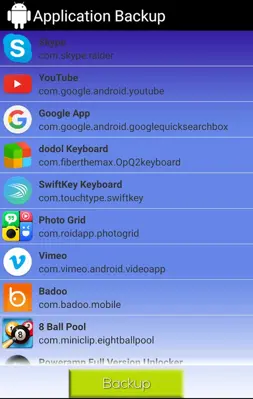 Backup and Restore Master android App screenshot 1