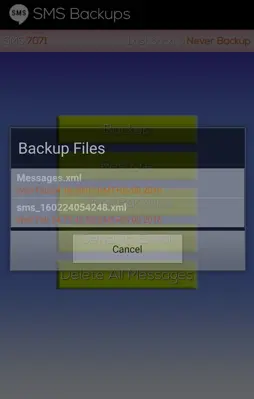 Backup and Restore Master android App screenshot 2